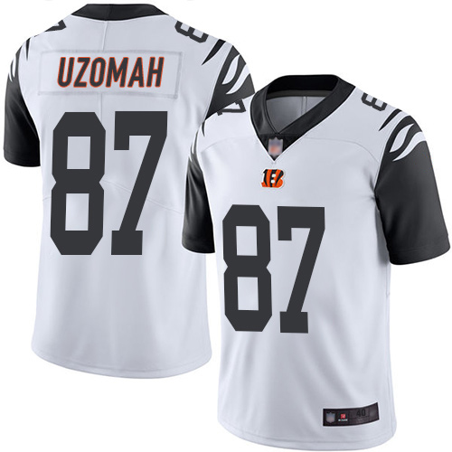 Cincinnati Bengals Limited White Men C J  Uzomah Jersey NFL Footballl #87 Rush Vapor Untouchable->cincinnati bengals->NFL Jersey
